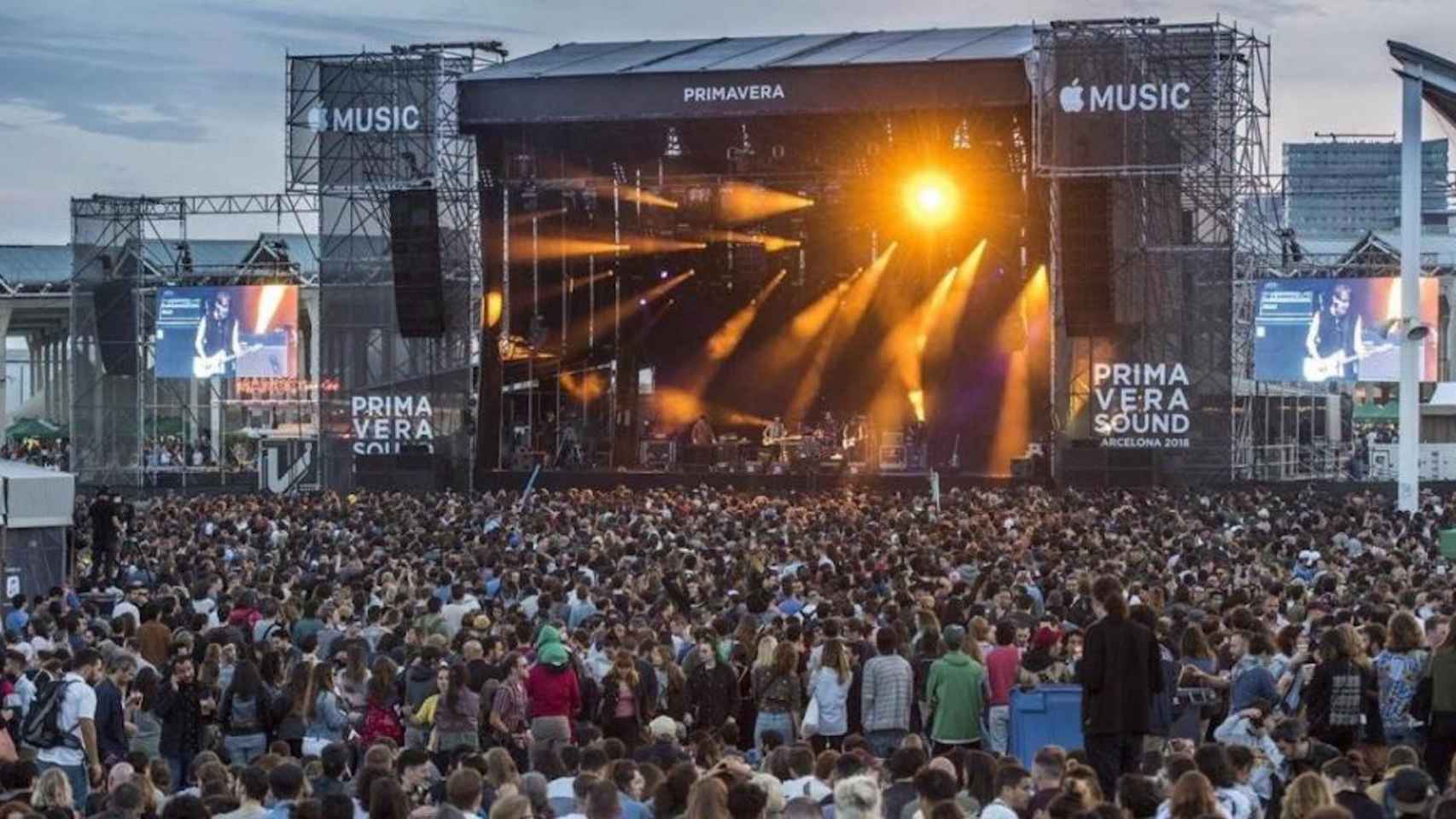 Un concierto del festival del Primavera Sound en el recinto del Fòrum en una imagen de archivo / EFE