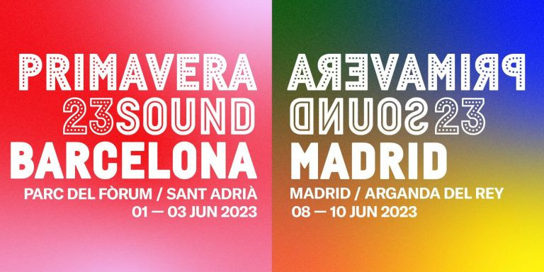 Cartel del Primavera Sound en Barcelona y Madrid en 2023 / PRIMAVERA SOUND