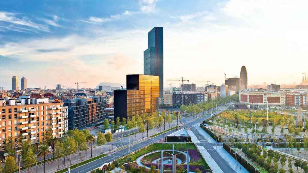 Bloque de oficinas ubicados en el distrito tecnológico del 22@ de la capital catalana