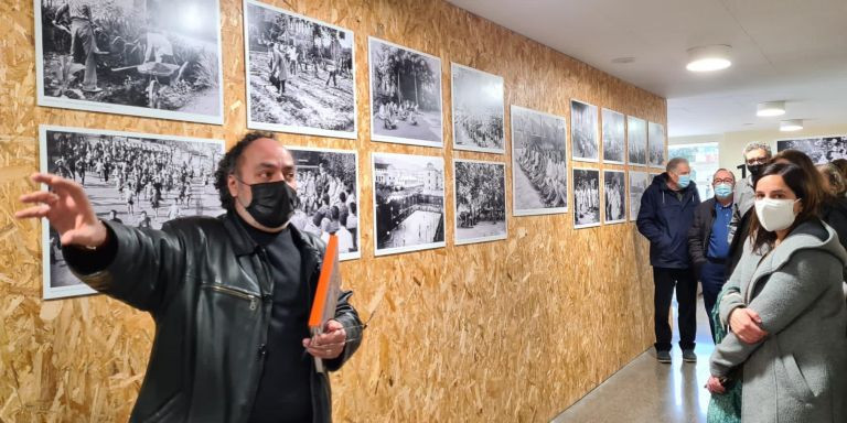 Inauguración de la exposición en Sant Andreu