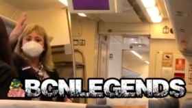 Momento en el que una empleada de Renfe espeta a un pasajero ¡Vete a tu país! / 'BCN LEGENDS' - TELEGRAM