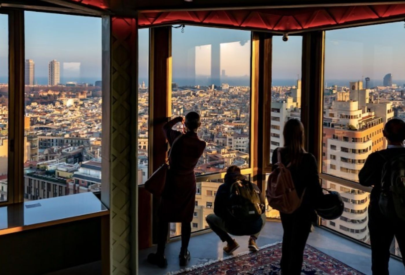 Vistas del primer mirador urbano de Barcelona / UNLIMITED BARCELONA