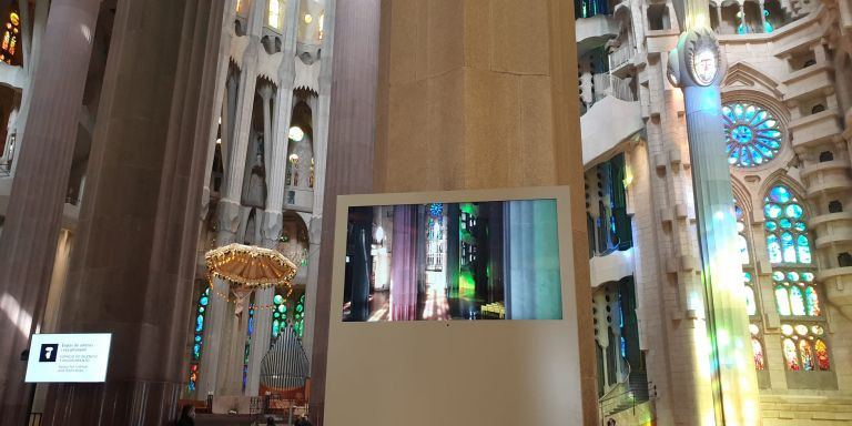 Pantallas de Samsung en la Sagrada Família / SAMSUNG