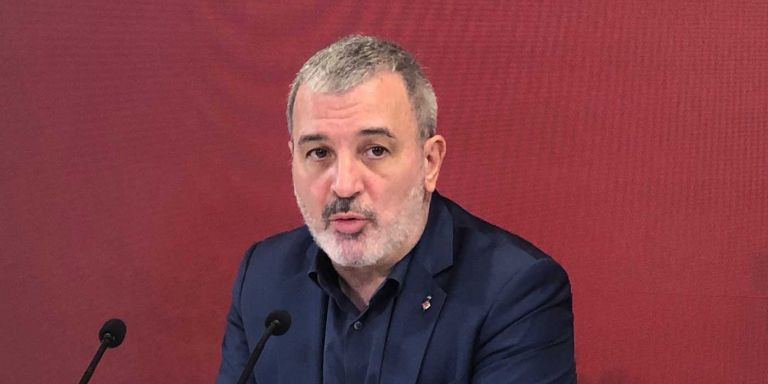 Jaume Collboni, en la Cámara de Comercio de Barcelona / MA