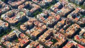 Vista aérea del Eixample de Barcelona