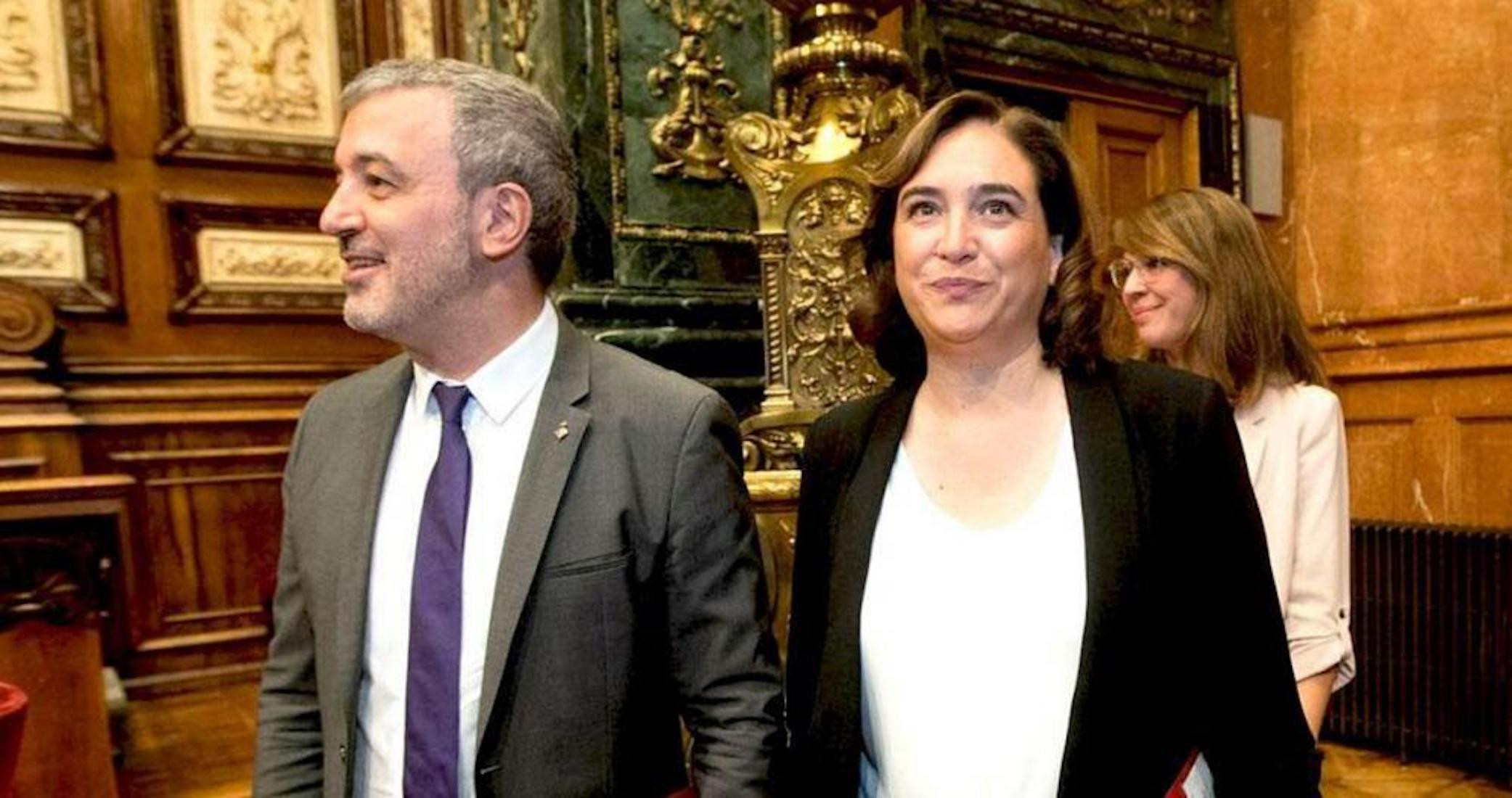 Colau y Collboni, alcaldesa de Barcelona y primer teniente de alcaldía / EFE