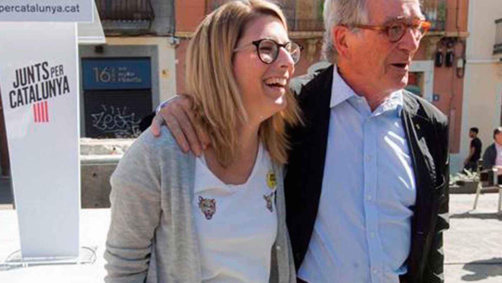 Elsa Artadi y Xavier Trias, en un acto de JxCat, en una imagen de archivo / EFE