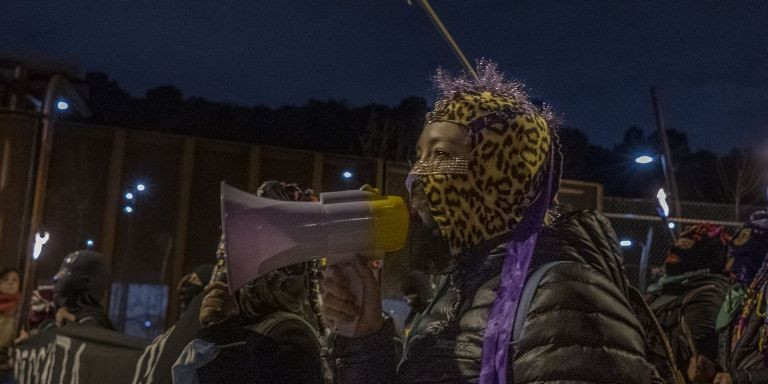 Portavoz de la manifestación feminista y nocturna de Ciutat Meridiana / MA