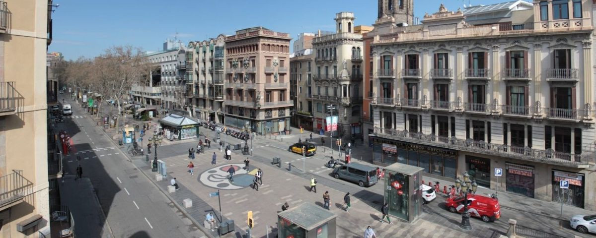 Vista aérea de la Rambla / AYUNTAMIENTO DE BARCELONA