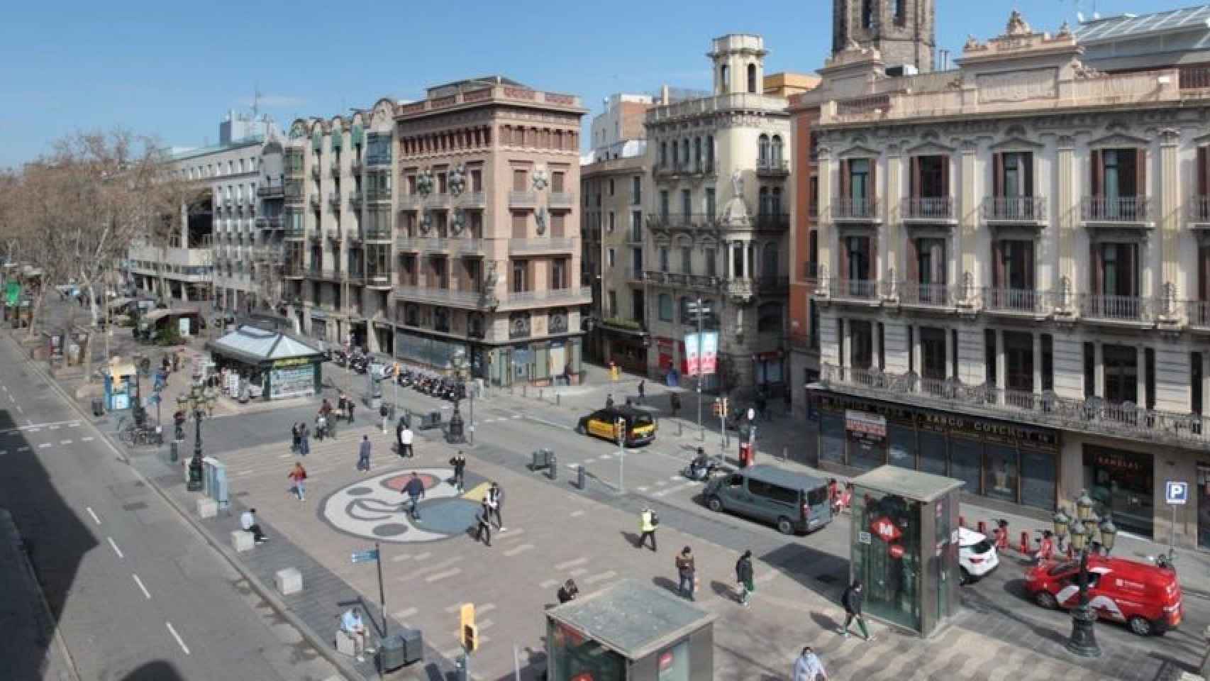 Vista aérea de la Rambla / AYUNTAMIENTO DE BARCELONA