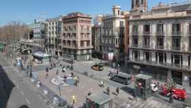 Vista aérea de la Rambla / AYUNTAMIENTO DE BARCELONA