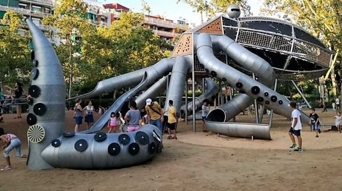 Un parque infantil inclusivo de Barcelona / ARCHIVO