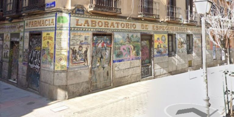 El café Farmacia, en el barrio de Malasaña / GOOGLE MAPS