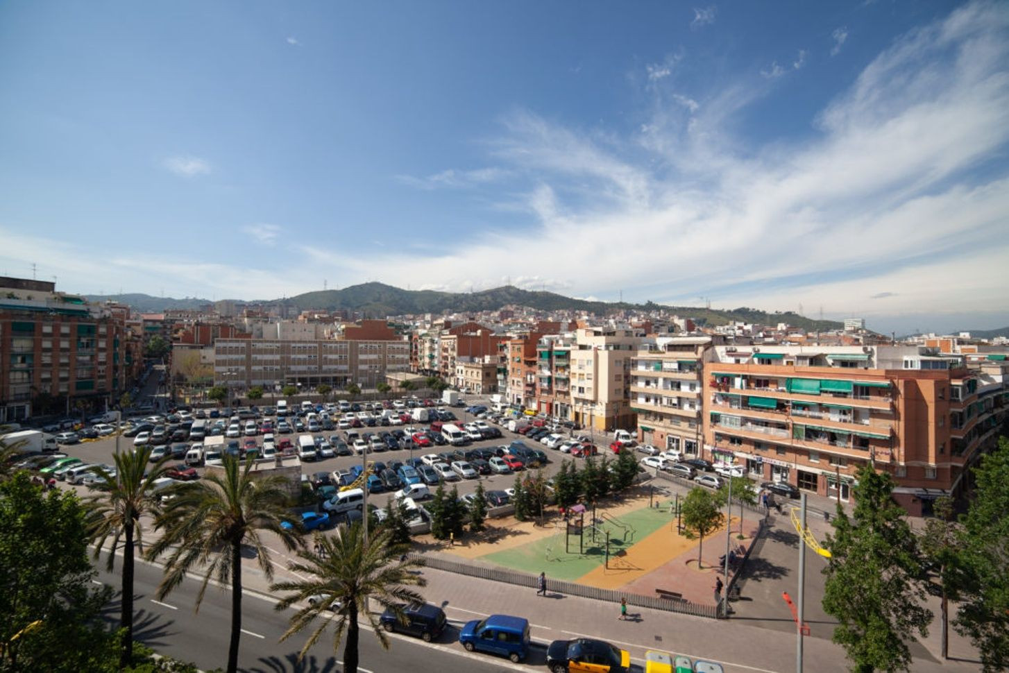 Vista aérea de la actual urbanización del solar de Ideal Plástica Flor / AVV PROSPERITAT