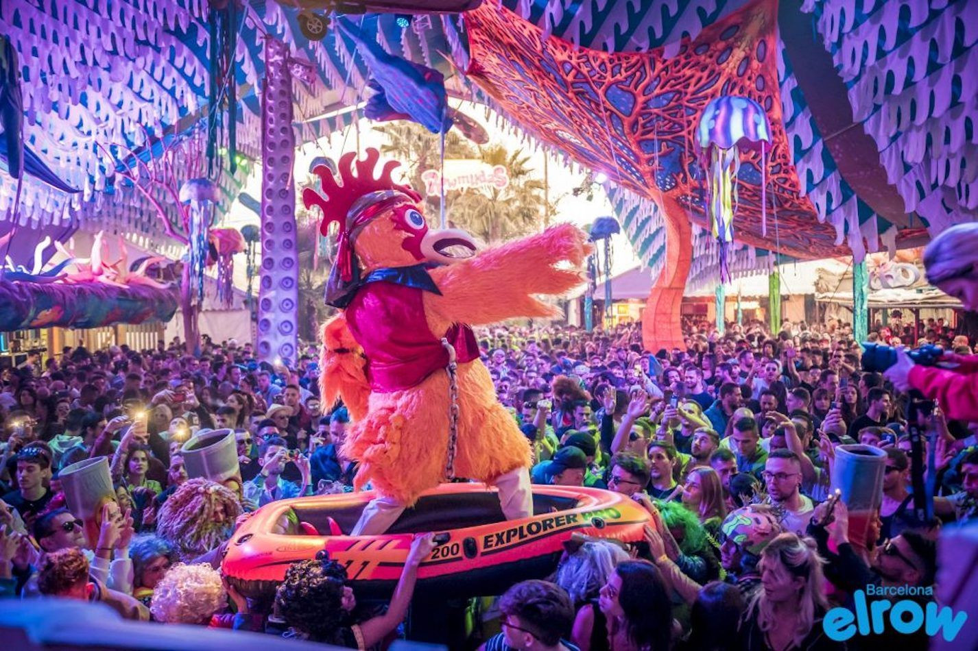 Festival de elrow en Barcelona en su primera sede de Viladecans, donde empezó lo que ahora es un macrofestival mundial / CEDIDA