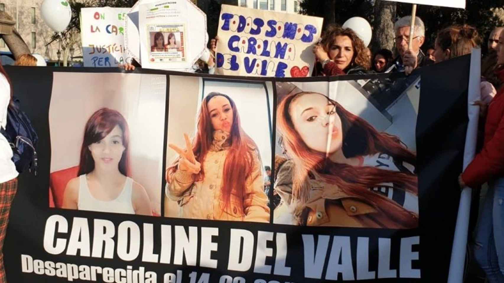 Concentración por Caroline del Valle en Barcelona