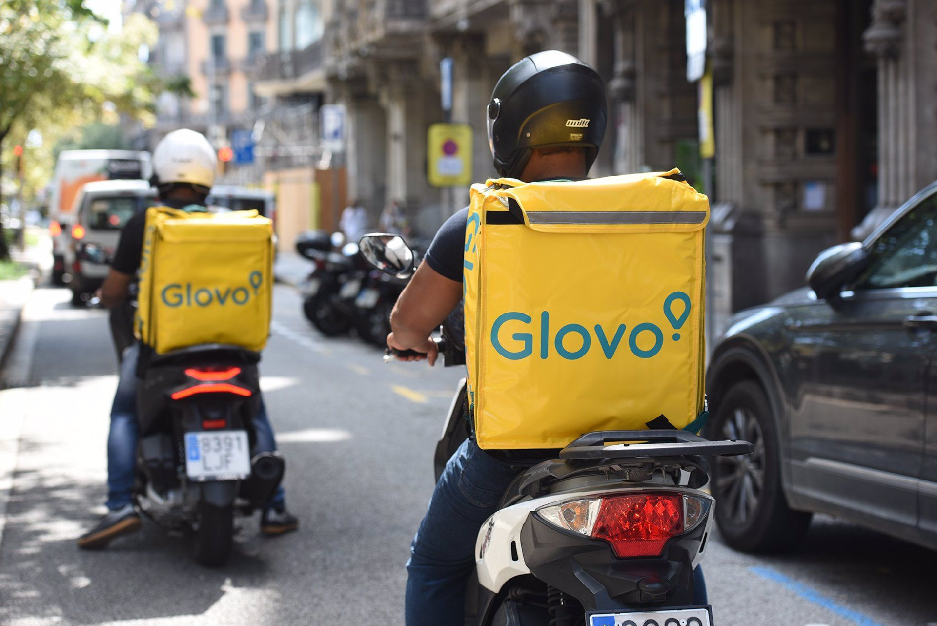 Reparto de Glovo en una imagen de archivo / GLOVO