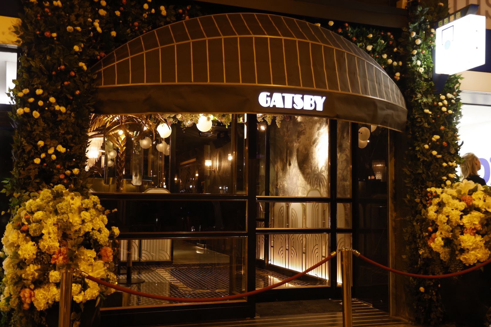 Entrada del nuevo restaurante de Gatsby en Barcelona / CEDIDA