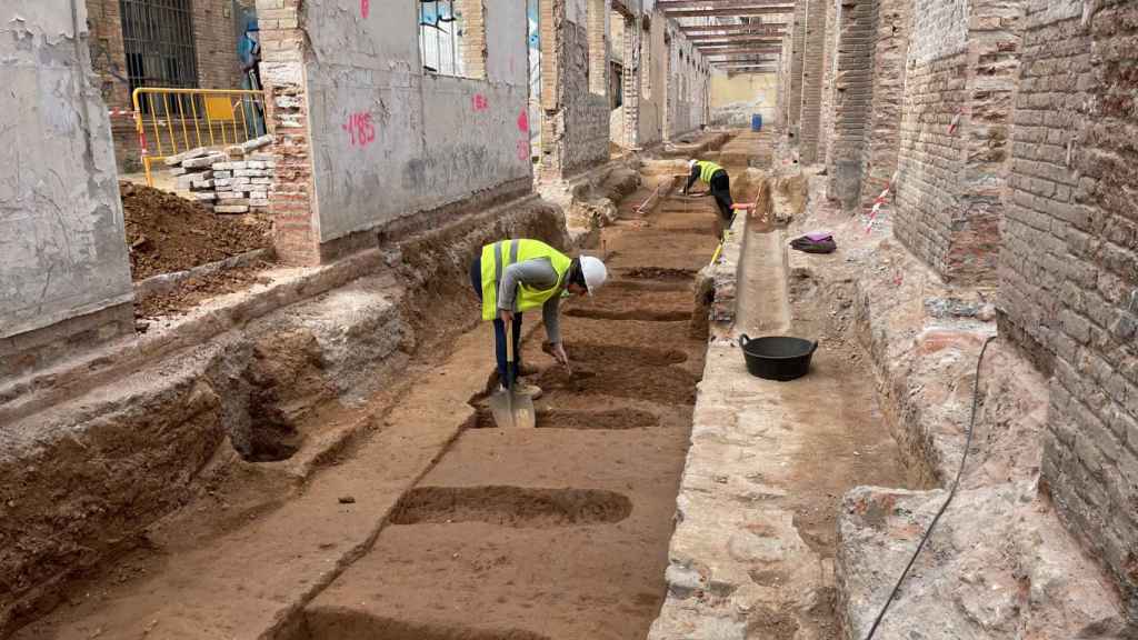 Restos arqueológicos encontrados en el barrio de la Bordeta / ICUB