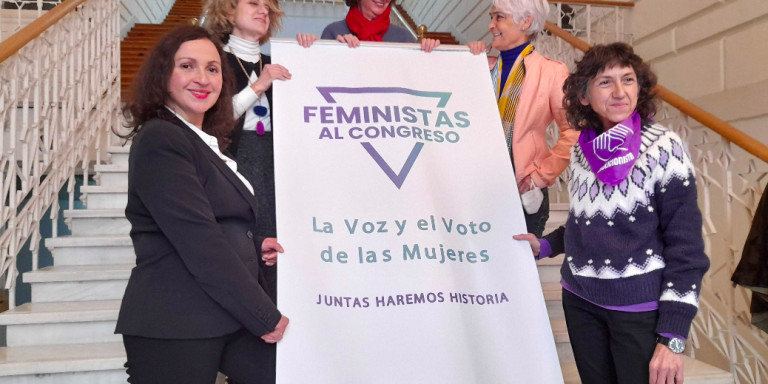 Fundadoras del partido Feministas al Congreso (FAC) / FAC