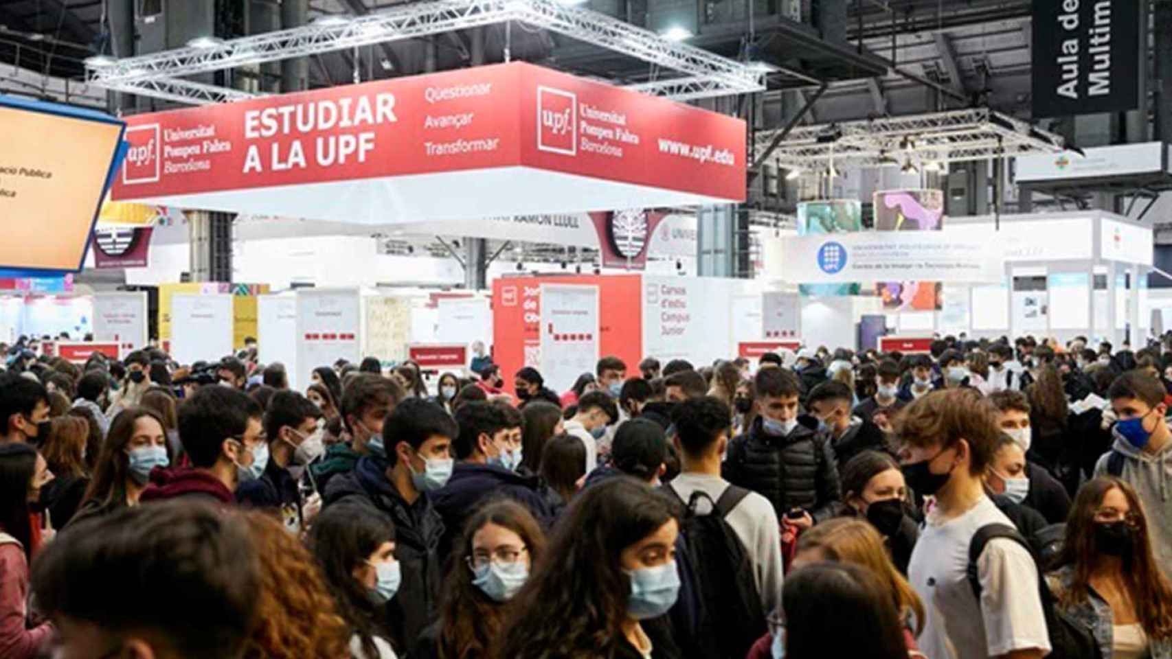 Visitantes en el Salón de la Enseñanza, en Fira Barcelona / EP