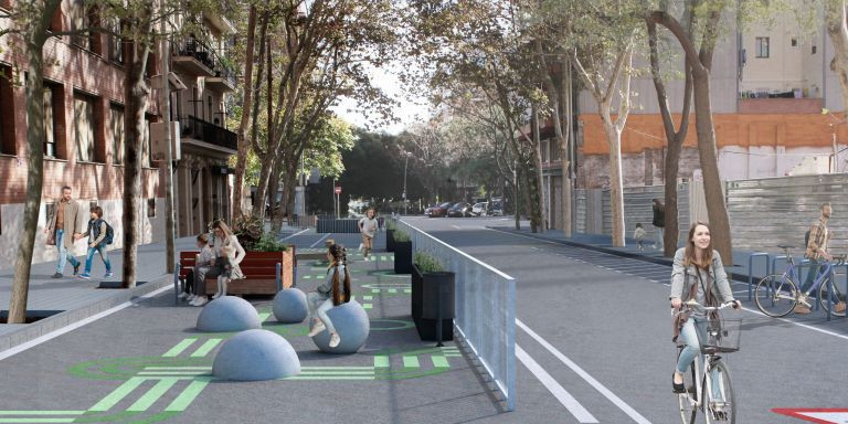 Proyecto de pacificación de dos escuelas de La Sagrera / AYUNTAMIENTO