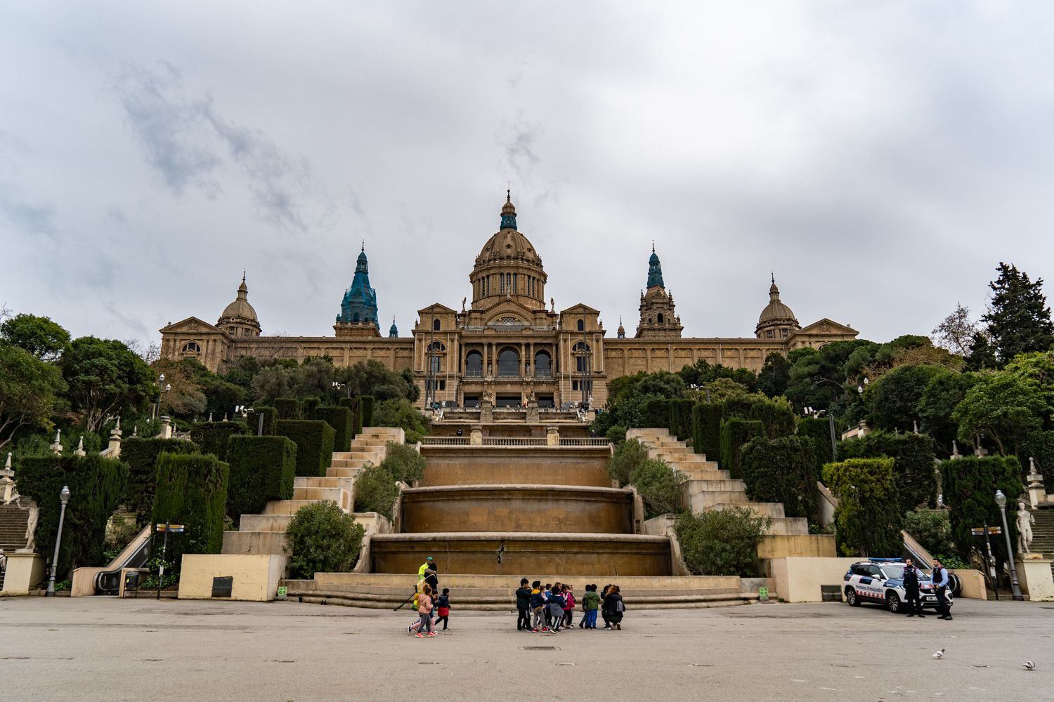 Exterior del MNAC, en Montjuïc / LUIS MIGUEL AÑÓN (MA)