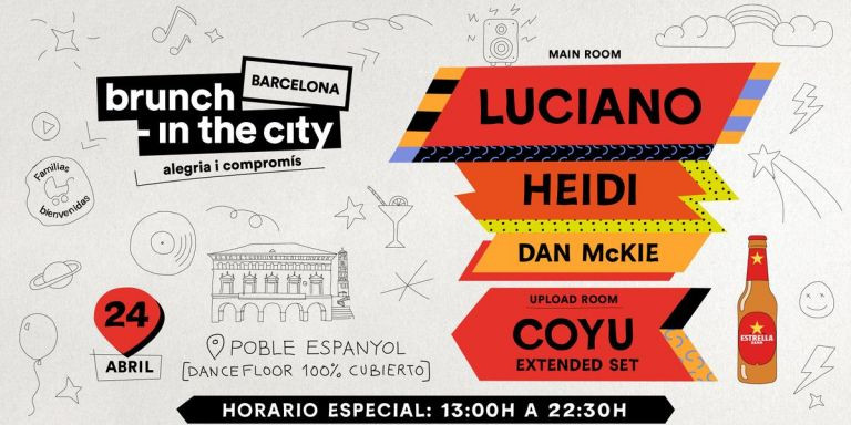 Cartel de Brunch in the City del próximo 24 de abril / BRUNCH IN THE CITY