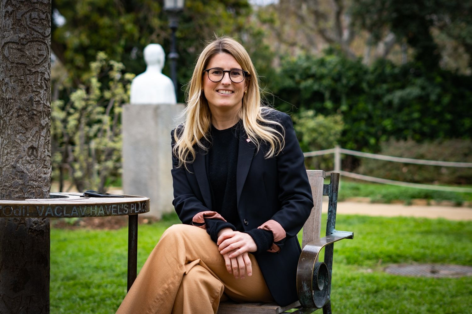 Retrato de Elsa Artadi tras la entrevista con Metropoli / LUIS MIGUEL AÑÓN (MA)