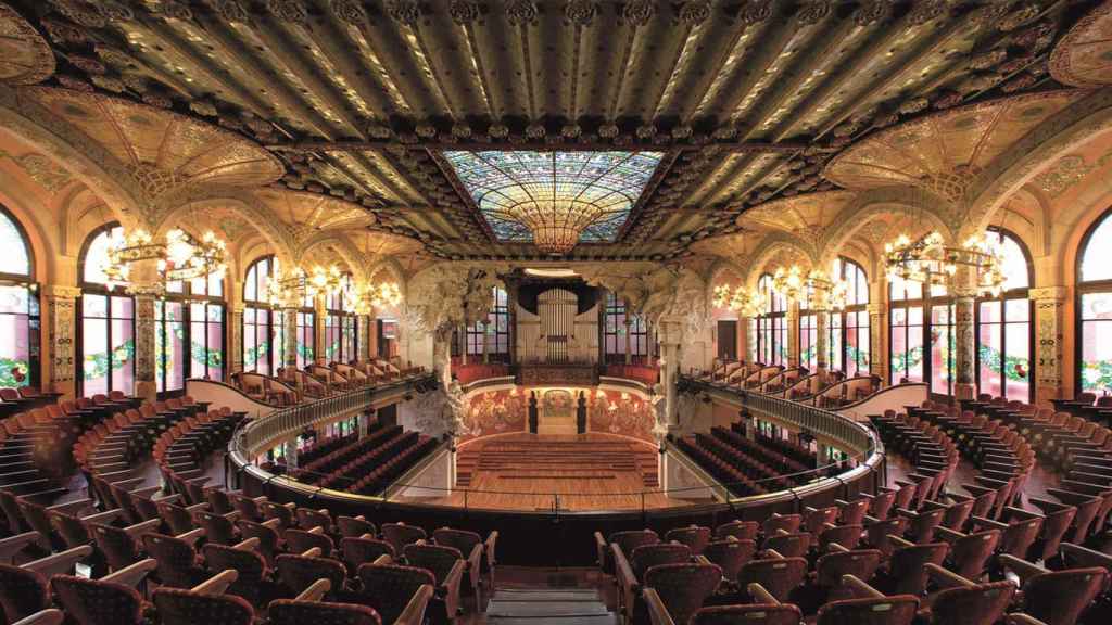 Interior del Palau de la Música de Barcelona