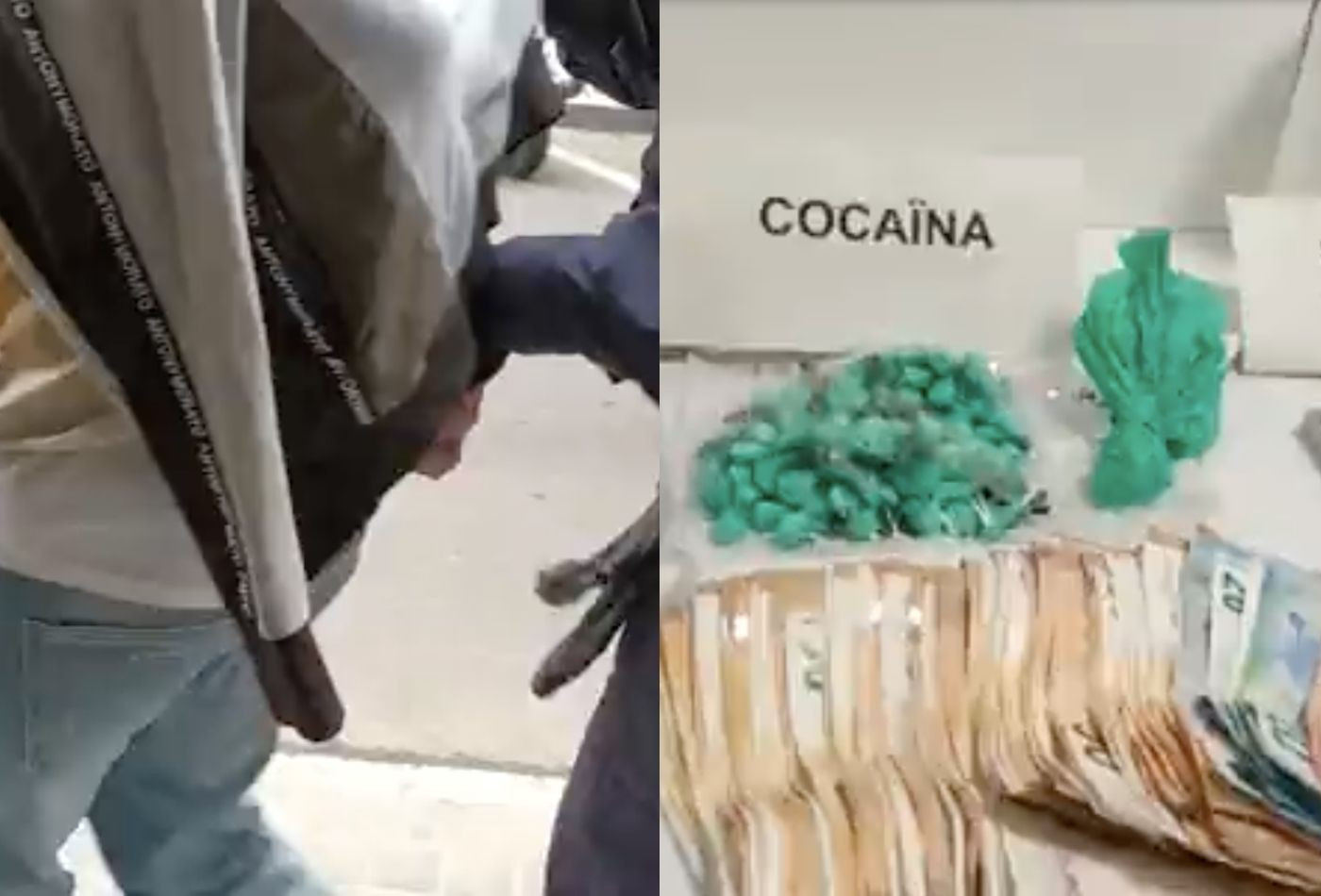 Imágenes del dispositivo policial en el que se ha desmantelado un punto de venta de cocaína en L'Hospitalet / MOSSOS D'ESQUADRA