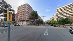 Calle del Cardenal Roig de Les Corts próxima al lugar en el que engatusaron a una anciana / GOOGLE MAPS