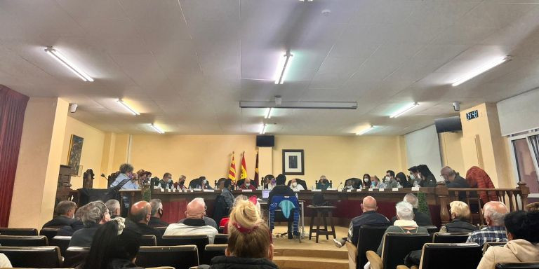 Sesión del pleno de Sant Adrià este lunes / ÁNGELA VÁZQUEZ