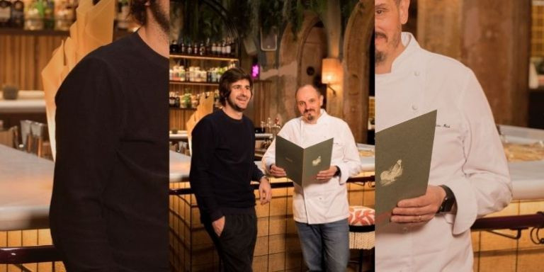 Marco Garí, fundador del grupo Isabella's y Josep Maria Massó, chef ejecutivo / CEDIDA