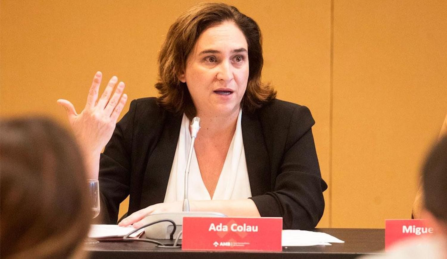 Ada Colau, presidenta del Área Metropolitana de Barcelona (AMB) / EFE