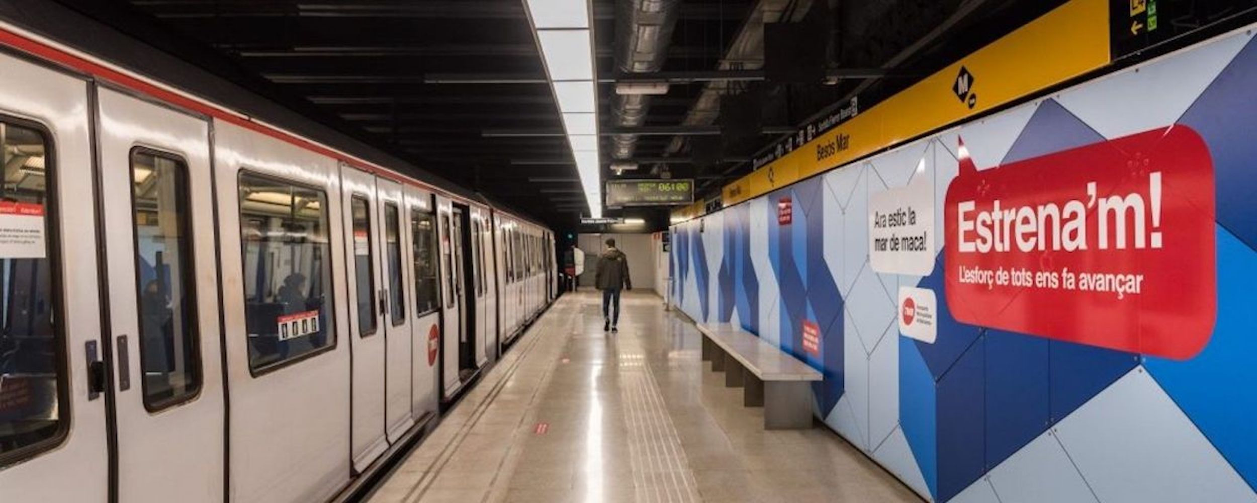 Una estación de la L4 del metro de Barcelona / TMB