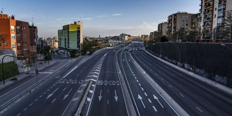 Acceso y salida de Barcelona por la avenida Meridiana / BCN FILM COMMISSION