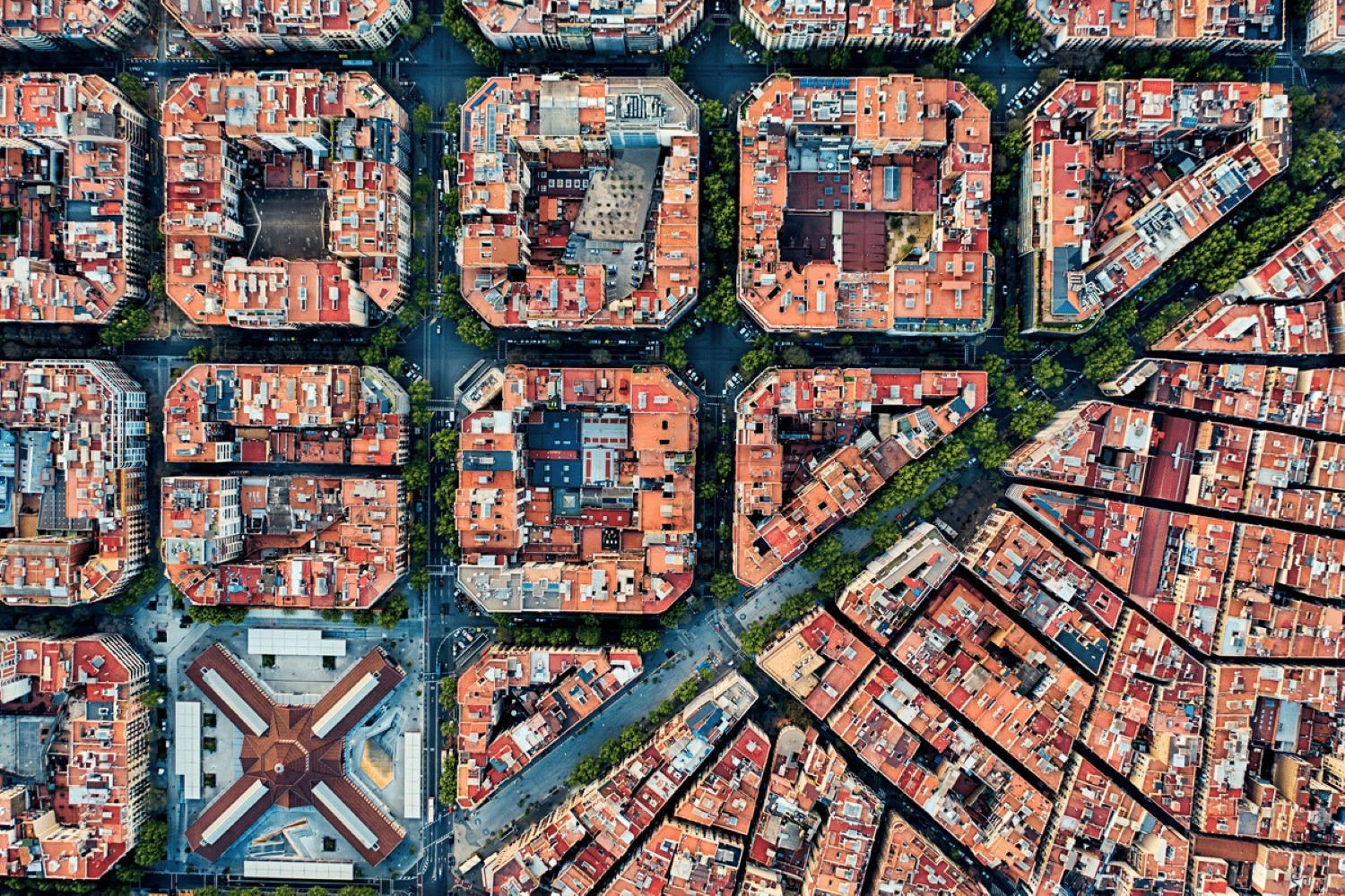 Vista panorámica del Eixample de Barcelona / ARCHIVO