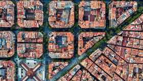Vista panorámica del Eixample de Barcelona