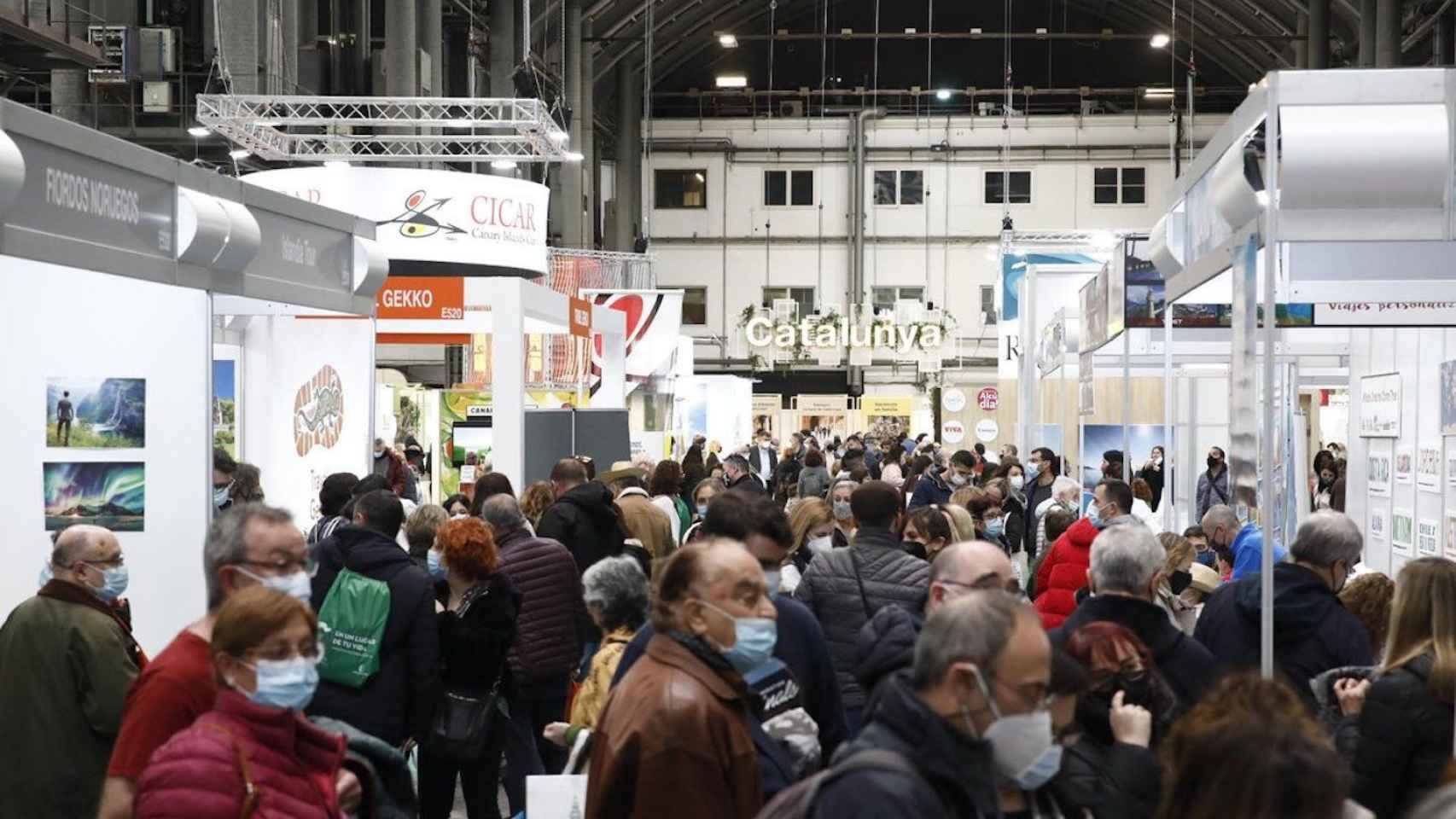 Visitantes del salón B-Travel, que se ha hecho del 1 al 3 de abril en Fira de Barcelona / B-TRAVEL