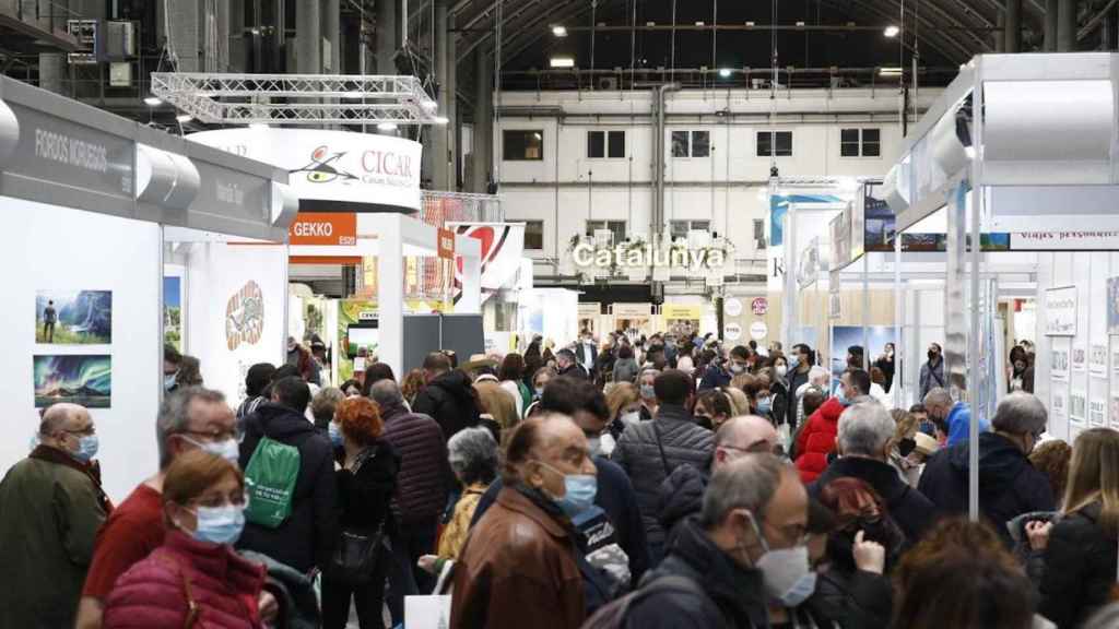 Visitantes del salón B-Travel, que se ha hecho del 1 al 3 de abril en Fira de Barcelona / B-TRAVEL