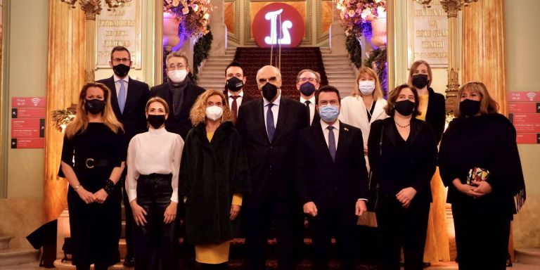 Los representantes institucionales en la gala de los 175 años del Liceu / EUROPA PRESS