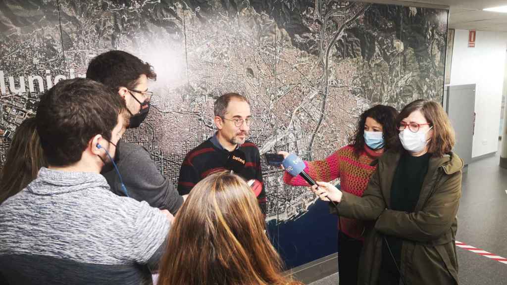 El gerente de Movilidad, Manuel Valdés, esta mañana en la Direcció de Serveis de Mobilitat / METRÓPOLI