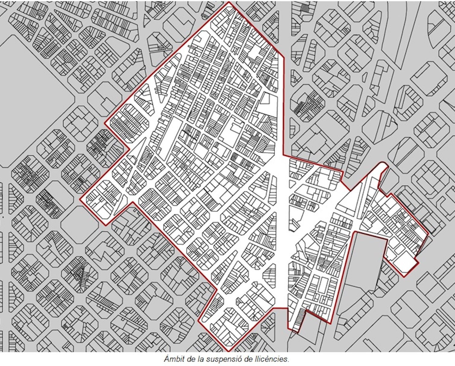 El Ayuntamiento suspende licencias de nueva construcción y gran rehabilitación en esta zona del Clot y Camp de l'Arpa del Clot / AYUNTAMIENTO DE BARCELONA