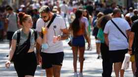 Turistas en Semana Santa en Barcelona / EFE