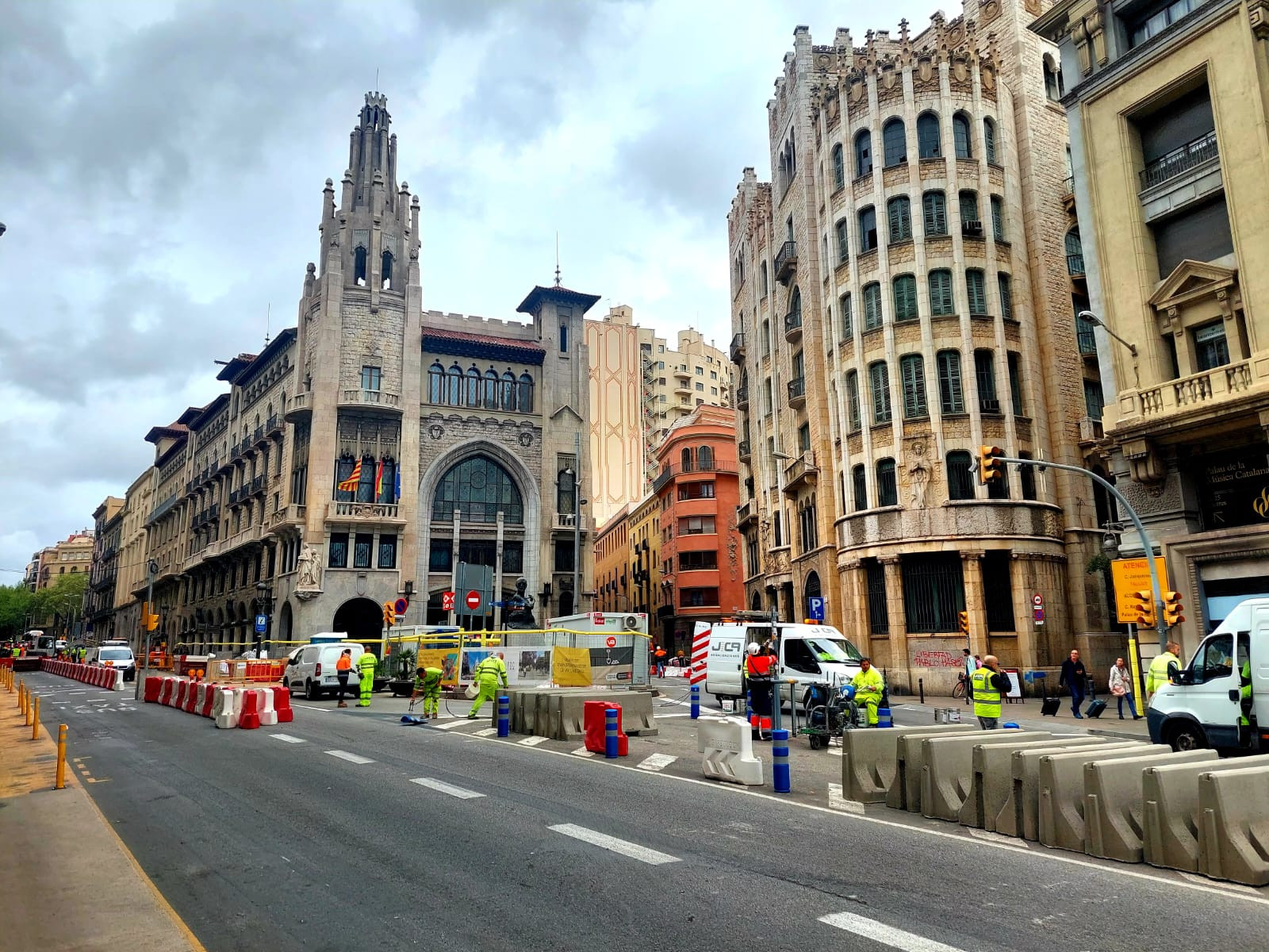 Obras en la vía Laietana / CEDIDA - ALBERTO MEJÍAS