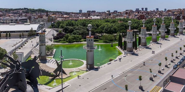 Vistas del parque de la Espanya Industrial / AYUNTAMIENTO DE BARCELONA