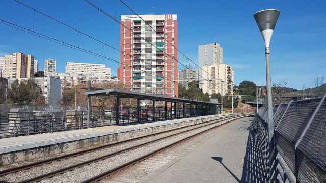 Estación de ADIF en Nou Barris en una imagen de archivo