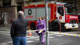 Una de las vecinas afectadas por el incendio / EUROPA PRESS