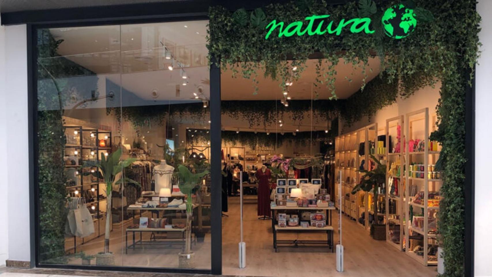 Exterior de una tienda Natura, la cadena de Barcelona fundada por Sergio Durany